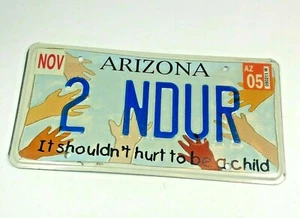 Matrícula de Arizona personalizada 2 NDUR - para durar - Imagen 1 de 3