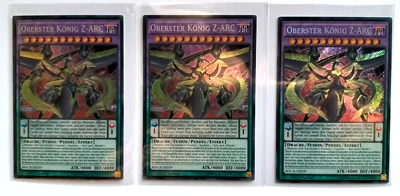 OBERSTER KÖNIG Z-ARC MACR-DE039 SECRET RARE 1.AUFLAGE - PLAYSET - Bild 1 von 2