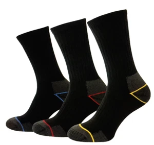 Grobe Arbeitssocken Arbeitskleidung Stiefelsocken für Herren 6 oder 12 Paar UK 6-11 - Bild 1 von 3