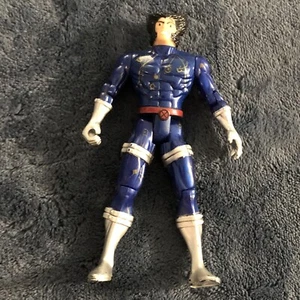 1994 Wolverine Marvel X-MEN Toy Biz Action Figure Blue & Gray 5" Loose - Picture 1 of 8