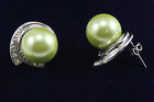 Vintage Natural Shell Pearl Jade Earrings Ear Stud Jewelry Women Party Gifts
