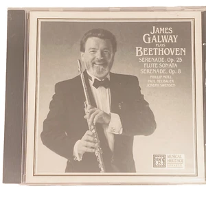 JAMES GALWAY - BEETHOVEN - SERENADE OP 25 - FLUTE SONATA SERENADE, CD SEALED - Picture 1 of 6