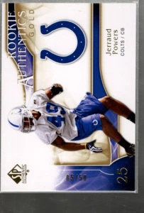 A1642- 2009 SP Authentic Gold #248 Jerraud Powers /50 SAMPLE PIC - Picture 1 of 2