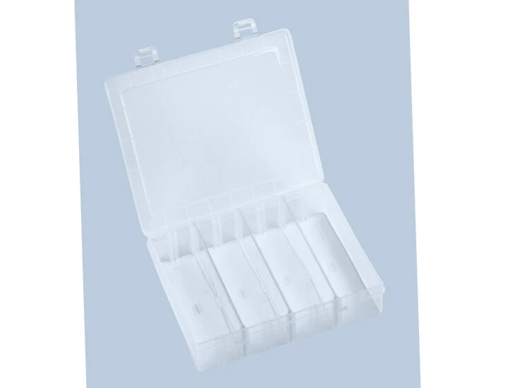 HÜNERSDORFF Sortimentskasten PRO klar variabel 180x140x40 mm Werkstatt-Box Kleinteilemagazin