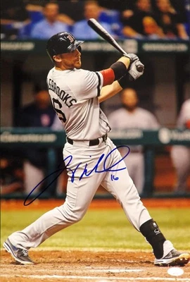 Will Middlebrooks Boston Red Sox Signed 12x18 Glossy Photo JSA Authenticated - Image 1 of 2