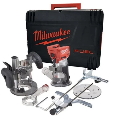Milwaukee M18FTR-0X M18 18V FUEL Brushless 1/4" Laminate Trimmer Router Body - Image 1 of 4