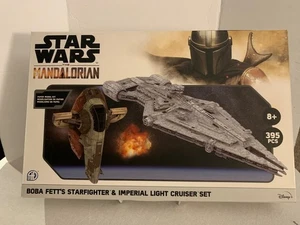 Kit Modelo Papel Star Wars Boba Fett's Starfighter and Imperial Light Cruiser Set - Imagen 1 de 2