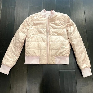 Lululemon Non-Stop Bomber *Reversible Pink Mist Women's Size 6 - Picture 1 of 6