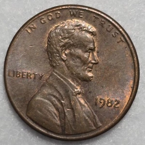 1982 Lincoln Penny 1C 3.1g Copper RB Color š„Small Dateš„Transitional Variety - Picture 1 of 10