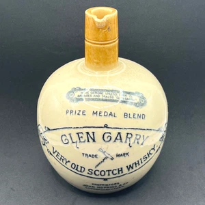 Vintage Stoneware Crock Glen Garry Scotch Whisky Bottle - Picture 1 of 12