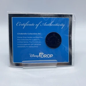 Disney Drop Cinderella Collectible Pin Exclusive Collection w/COA - Brand New - Picture 1 of 6