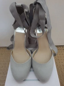 Miss Selfrige Grey High Heels Size 5 - Picture 1 of 6