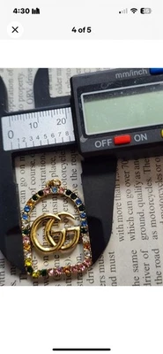 GUCCI Rhinestones zipper pull 22mm width - Image 1 of 3