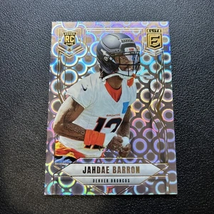 2025 Panini Donruss Elite #168 Jahdae Barron RC  /649 Lavender Pyramids Broncos - Picture 1 of 3