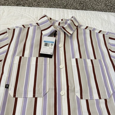 Nike SB Skateboard RARE HJ2906-133 Long Sleeve Striped Shirt Medium NWT $110 - Image 1 of 4