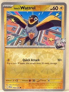 Iono's Wattrel Reverse Holo - SV09: Journey Together 054/159 - NM Pokemon - Picture 1 of 2