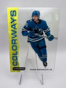 Shakir Mukhamadullin - 2024-25 Synergy Colorways #L-85 Neon Yellow Sharks RC - Picture 1 of 2