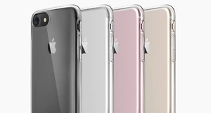 COVER PER IPHONE X 8 7 PLUS APPLE TRASPARENTE MORBIDA CUSTODIA SOTTILE TPU SLIM - Foto 1 di 7