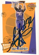 2003-04 Fleer Tradition Suns Amare Stoudemire Signed Autograph Auto IP Card