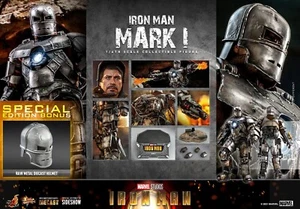 FIGURA DIECAST 1:6 EDICIÓN ESPECIAL HOT TOYS MMS605D40 IRON MAN MARK I TONY STARK - Imagen 1 de 20