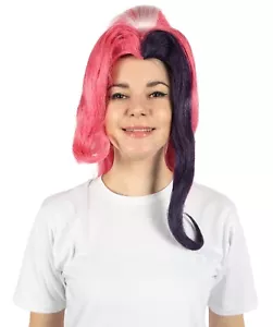 HPO Parrucca Cosplay in Velluto per Donna Adulta Hazbin Hotel, Parrucca per Capelli Multipli - Foto 1 di 8