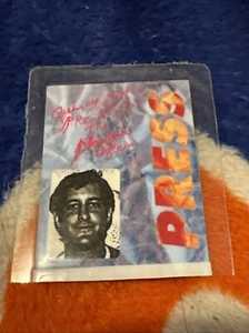 MONTREUX JAZZ FESTIVAL 1991 - ALL ACCESS PRESS PASS - QUINCY JONES & MILES DAVIS - Picture 1 of 4