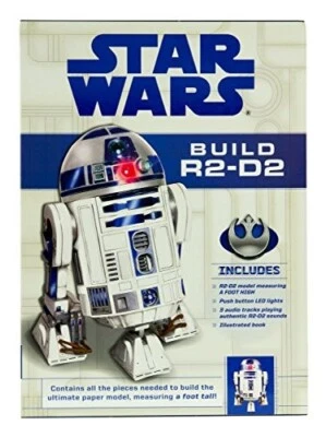 Star Wars Build R2-D2 LED lights & sounds The Ultimate Paper Model New in Box - Image 1 of 3