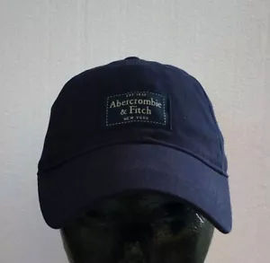 Abercrombie & Fitch Baseball Cap with Logo in Twill 100% Cotton 100% Original - Picture 1 of 2