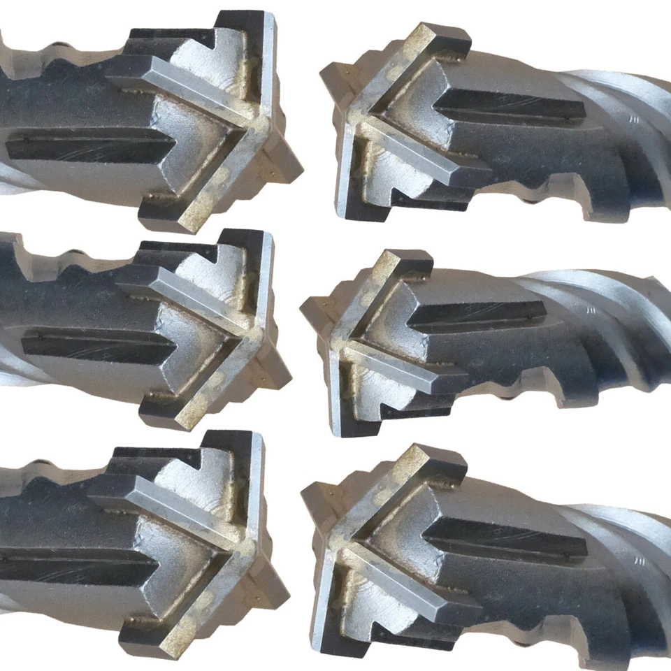 SDS PLUS / Max Betonbohrer Steinbohrer Ø4-40mm L:110-1200mm vierschneidig Bohrer - Bild 1 von 1