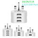 1A/2A/3A USB Mains Charger Adapter UK 3Pin Travel Wall Plug for Samsung/iPhone t
