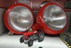 Massey Ferguson MF35 MF 35 25 30 765 835 Butlers Tractor HeadLamps HeadLights x2 - Picture 1 of 5