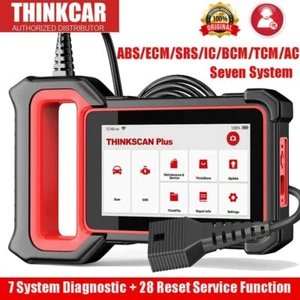 THINKCAR S7 12V Automotive OBD2 Scanner 7 System ABS SRS A/F DPF SAS Reset Scan - Bild 1 von 16