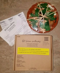 Home Interiors Potpourri Cinnamon Peach Cobbler, Oven Heat Activated. Pie Plate - Picture 1 of 4