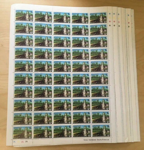 Grenadines 1975 - Grenada Scenes - Set of Full Stamp Sheets Scott #109-28- MNH Cover