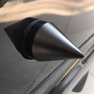 Black Front or Rear Bumper Protector Spikes Guards Protectors For Smart For Car - Picture 1 of 10