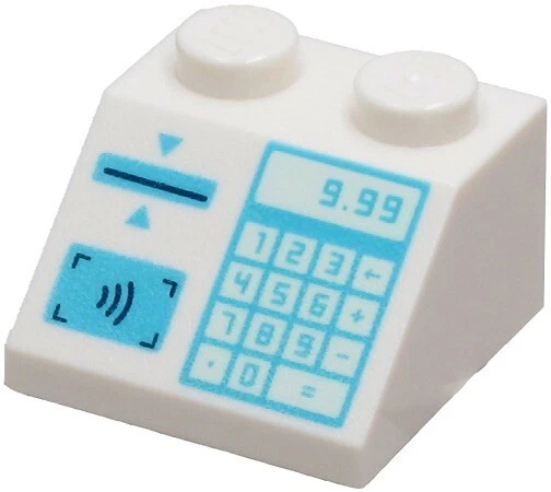 LEGO Decorated Slope 2x2  Minifig Friends Cash Register City Town Store 6329696 - Image 1 of 1