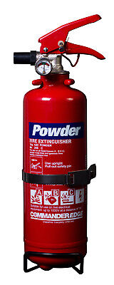 CommanderEDGE ABC Dry Powder Fire Extinguisher 1kg, 2kg, 3kg, 4kg, 6kg & 9kg • 22£