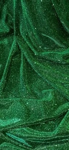 Tessuto lurex verde smeraldo glitter 58'' PREZZO AL METRO - Foto 1 di 2