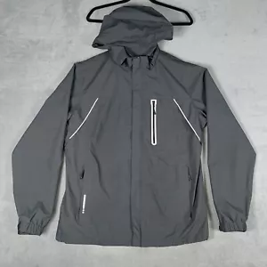 MOERDENG Lightweight Waterproof Hiking Jacket, Removable Hood Mens Medium - Picture 1 of 13