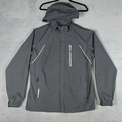 MOERDENG Lightweight Waterproof Hiking Jacket, Removable Hood Mens Medium - Image 1 of 4