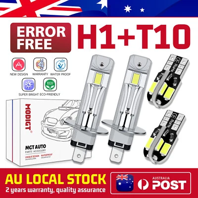 H1+T10 LED Headlight canbus Beam Bulbs halogen 1:1 For HONDA CR-V 2009 RE SUV - image 1 of 4