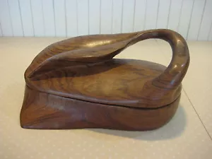 HANDCRAFTED FOR COLLECTION MEL'ANGE HOLZKISTE IN BLÄTTERFORM, MADE IN MOZAMBIQUE - Bild 1 von 7
