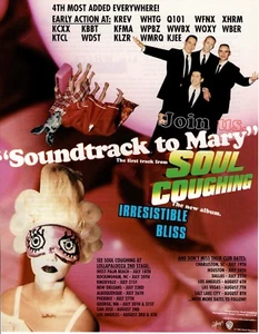 Anuncio promocional de radio música impreso vintage banda sonora de Mary Soul tos irresistible - Imagen 1 de 2