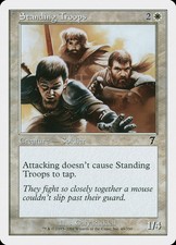 Standing Troops - Near Mint Foil - Seventh Edition - 48 