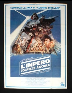 L'IMPERO COLPISCE INDIETRO poster italiano Lucas Star Wars Sci-fi Darth Vader D97 - Foto 1 di 1