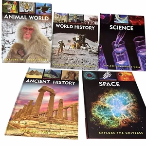Questions & Answers Lot of 5 Books Science History Animals Kids Illustrated HC 2 - Picture 1 of 8