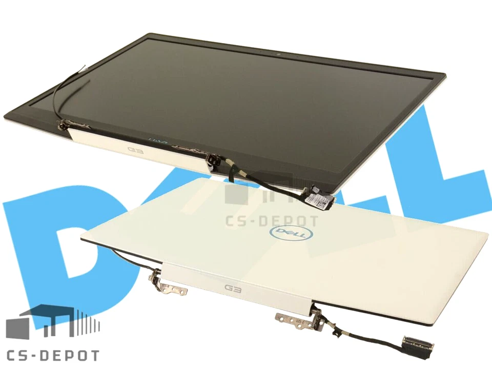 Dell Gaming G3 15 3590 15.6" FHD LCD Screen Bezel Hinge Complete Assembly 3K7CP