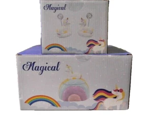 Magical Unicorn Photo Holders and Trinket Box- Children's Room, Fantasy, Display - Picture 1 of 4