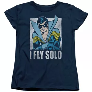 Nightwing "Fly Solo" Women's T-Shirt - Picture 1 of 3