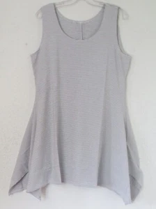 Túnica BORIS INDUSTRIES linda look capas cremallera 46 (4) línea A rayas blancas - Imagen 1 de 3